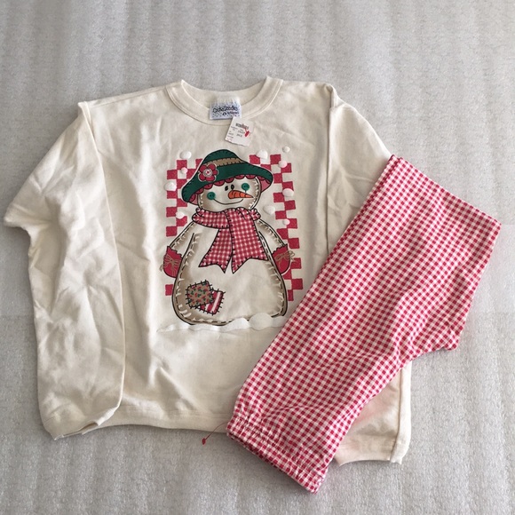 Cute Snow Lady Sweat/Legging outfit - Picture 1 of 7